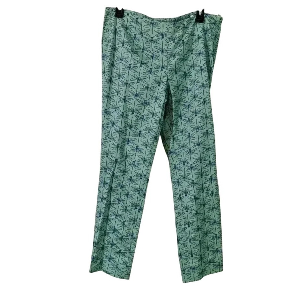 Brooks Brothers 346‎ Natalie Fit Dragonfly Print Pants Size 10 NWT
